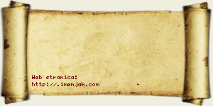 Sara Jočanin vizit kartica